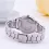 Roman Scale Quartz Steel Band Watch