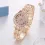 Shiny Solid Color Jewelry Buckle Quartz Women\s Watches