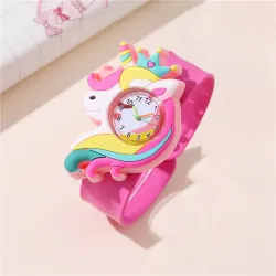 Casual Cute Unicorn Buckle Quartz Kids Watches