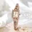 Elegant Modern Style Geometric Jewelry Buckle Quartz Women\s Watches