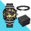 Fashion Solid Color Butterfly Double Snap Quartz Men\s Watches