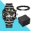 Fashion Solid Color Butterfly Double Snap Quartz Men\s Watches