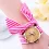 Cloth Belt Watch Gauze Striped Cloth Belt Fashion Watch