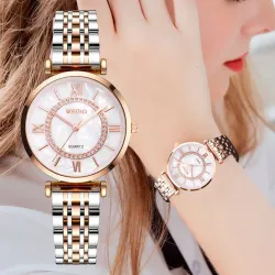 Elegant Solid Color Quartz Women\\s Watches