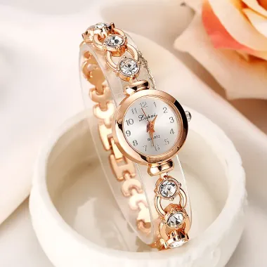 Glam Geometric Quartz Women\s Watches