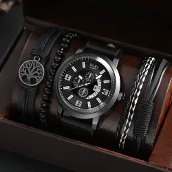 Sports Pu Leather Alloy Men\\s Watches