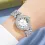 Casual Round Single Folding Buckle Quartz Women\s Watches