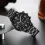 Men\s Business Fashion Outdoor Three-Eye Watch Steel Belt Quartz Watch Chain Bracelet Set