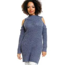 Hard-knitted jumper model 84345 PeeKaBoo