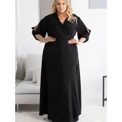 Plus size dress model 168943 Karko