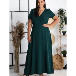 Plus size dress model 168952 Karko