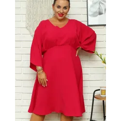 Plus size dress model 168961 Karko