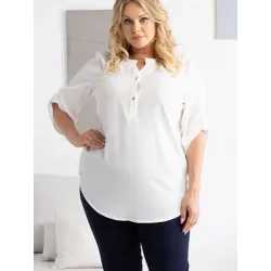 Plus size blouse model 168994 Karko