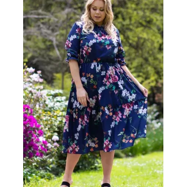 Plus size dress model 169067 Karko