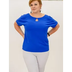 Plus size blouse model 169138 Karko