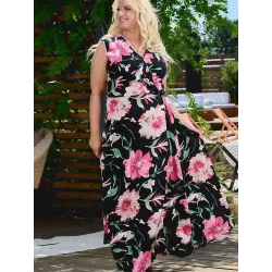 Plus size dress model 169391 Karko