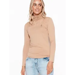 Turtleneck model 170894 Makadamia