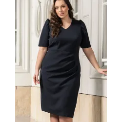 Plus size dress model 176573 Karko