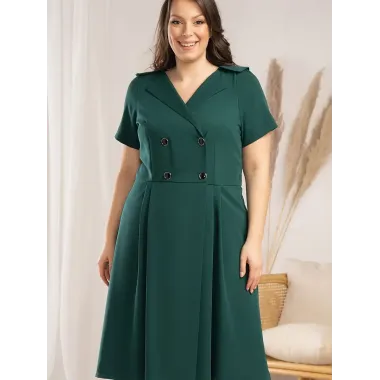 Plus size dress model 176575 Karko