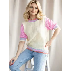 Short sleeve sweater model 178640 PeeKaBoo