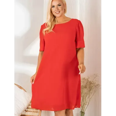 Plus size dress model 180451 Karko