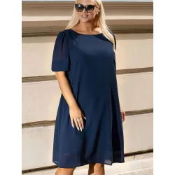 Plus size dress model 180452 Karko