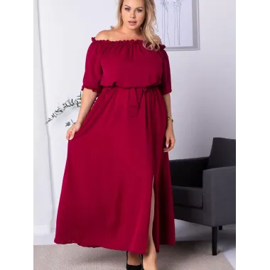 Plus size dress model 182179 Karko