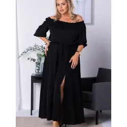 Plus size dress model 182180 Karko