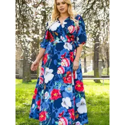 Plus size dress model 182188 Karko