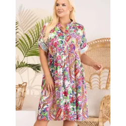 Plus size dress model 182205 Karko