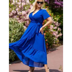 Plus size dress model 183279 Karko