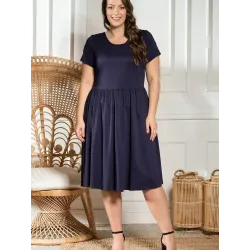 Plus size dress model 183285 Karko