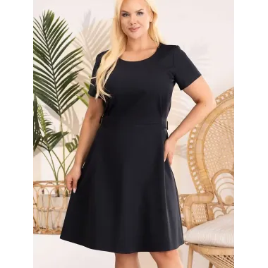 Plus size dress model 183337 Karko