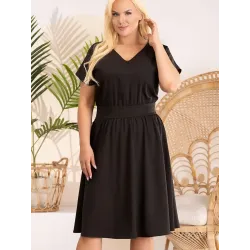 Plus size dress model 183384 Karko