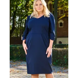 Plus size dress model 184901 Karko