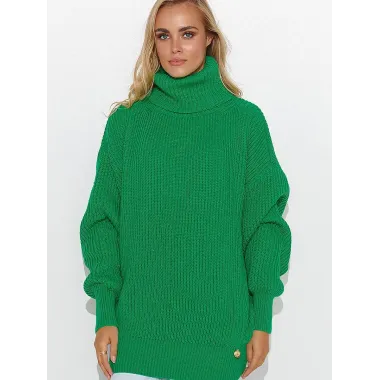 Turtleneck model 185211 Makadamia