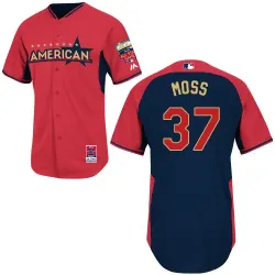 Washington Nationals #37 Moss 2014 All Star Red Jerseys