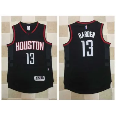 Houston Rockets #13 James Harden Black Swingman Stitched Jersey