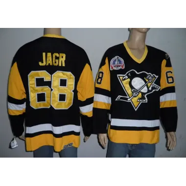 Pittsburgh Penguins #68 JAGR black Jerseys