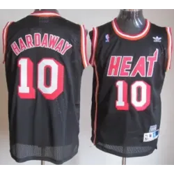 Miami Heat #10 Tim Hardaway Black Throwback Swingman Jerseys