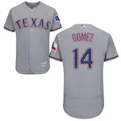 Texas Rangers #14 Carlos Gomez Gray Flexbase Stitched Jersey DingZhi