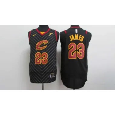 Nike Cleveland Cavaliers #23 LeBron James Black Stitched NBA Jersey