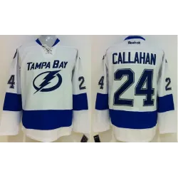 Tampa Bay Lightning #24 Ryan Callahan White Jerseys