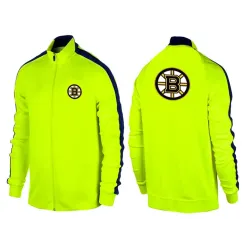 NHL Boston Bruins Team Logo 2015 Men Hockey Jacket (14)