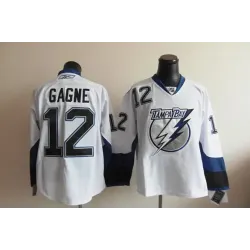 Tampa Bay Lightning #12 GAGNE white Jerseys