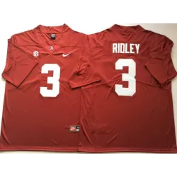 Alabama Crimson Tide 3 Calvin Ridley Red Nike College Football Jersey