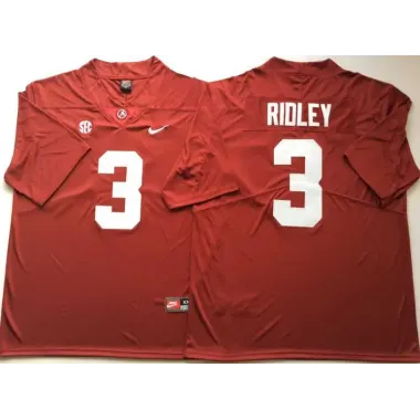 Alabama Crimson Tide 3 Calvin Ridley Red Nike College Football Jersey