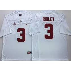 Alabama Crimson Tide 3 Calvin Ridley White Nike College Football Jersey (1)