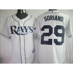 Tampa Bay Rays #29 SORIANO Grey Jerseys