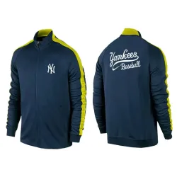 MLB New York Yankees Team Logo 2015 Men Baseball Jacket (1)